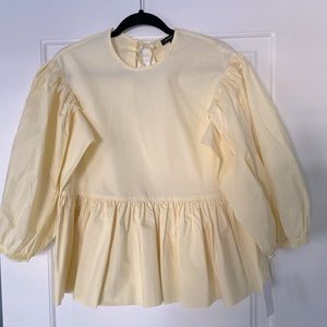 Brand new EN SAISON Peplum Blouse